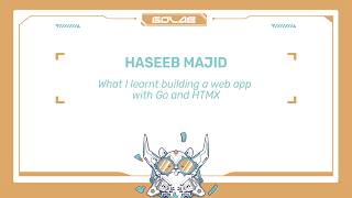 What I learnt building a web app with Go and HTMX - Haseeb Majid