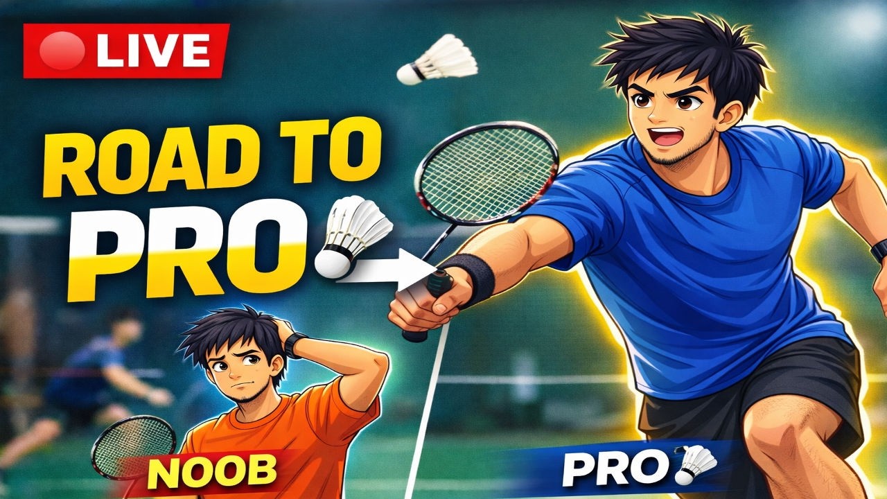 Akhil Raj Sinha is live! Badminton Live 🔴 #shorts #viralvideo #badminton