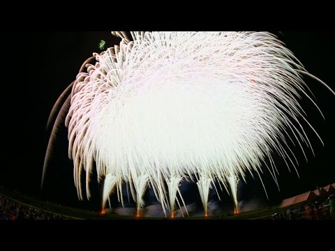 【4K】2014神明の花火13 大玉連発スターマイン