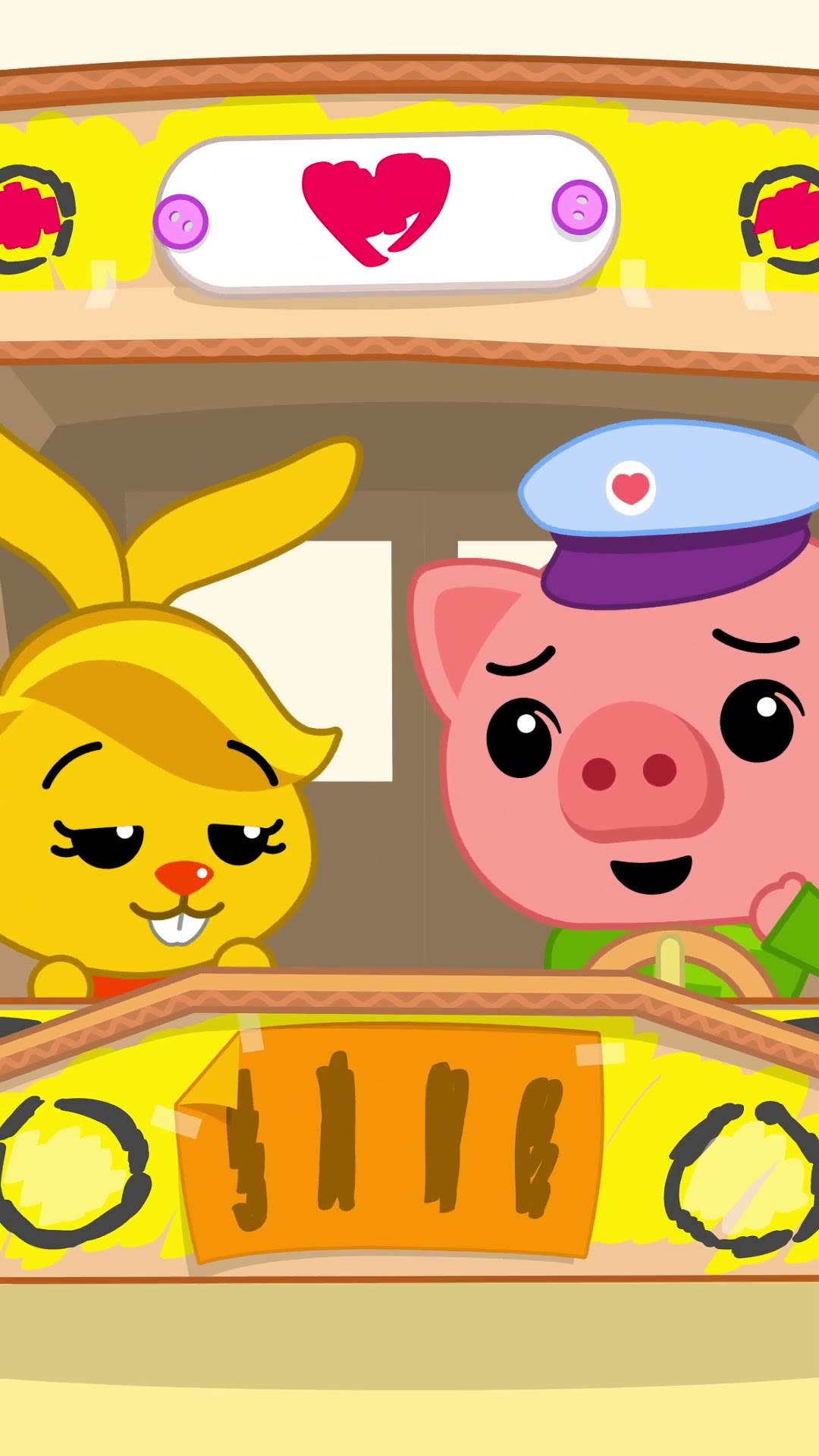 A RODA DO ÔNIBUS 2 ??❤️ #shorts #músicainfantil #umheróidocoração