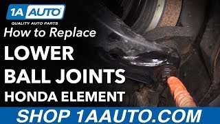 How to Replace Lower Ball Joints 03-11 Honda Element