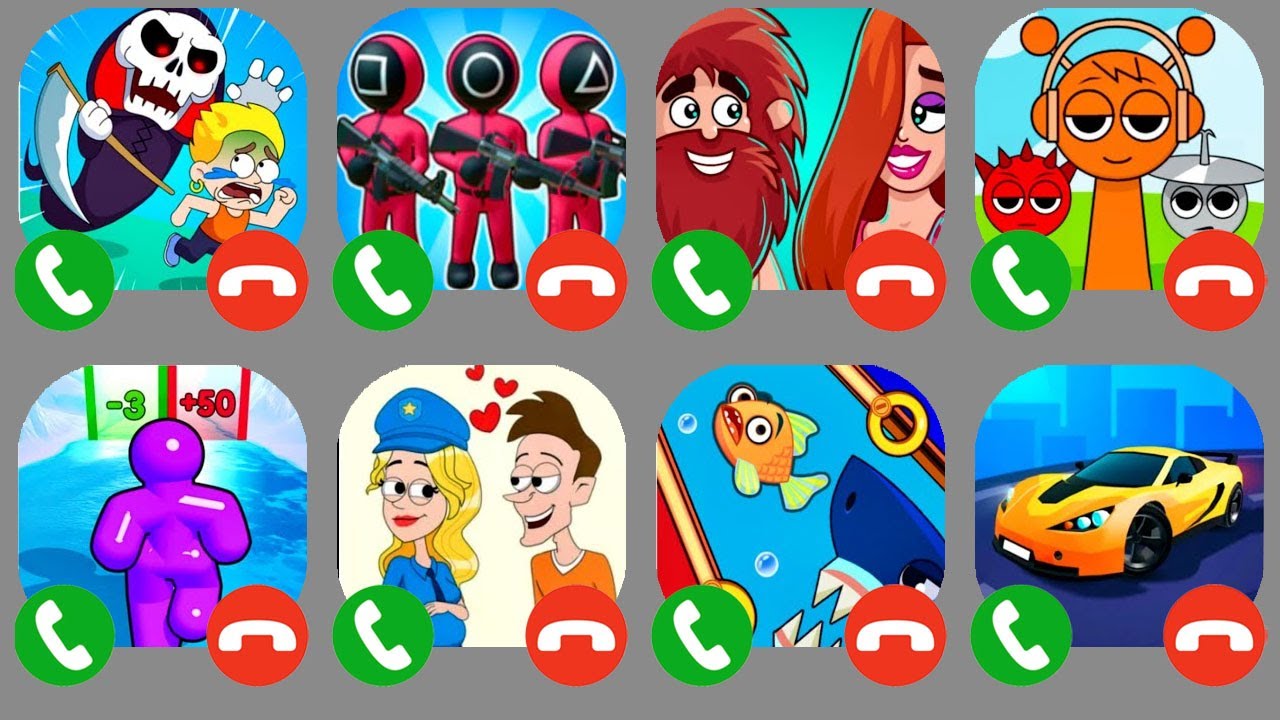 Death Puzzle,Squid Game,Comics Bob,Spranky Run,Tall Man Run,Save Prisoner,Save The Fish,Race Master