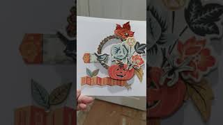 Studio Beaudelaire Fleur Basic Grey, Persimmon Autumn Thanksgiving Halloween Card🍁