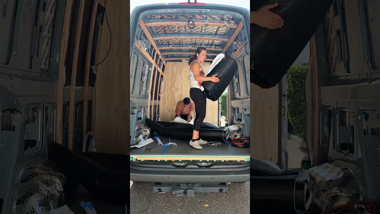 VAN BUILD UPDATE Framing Insulation