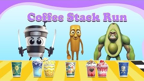 Coffee Stack Run Gameplay HD 2025 ☕️ |