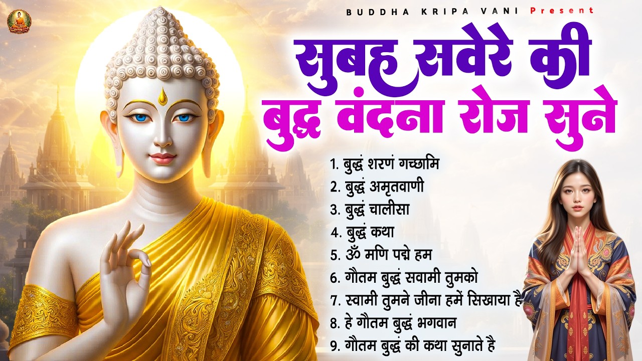 सुबह सवेरे की बुद्ध वंदना रोज सुने ~ Buddha Morning Prayer ~ Best Buddha Bhajan #buddha