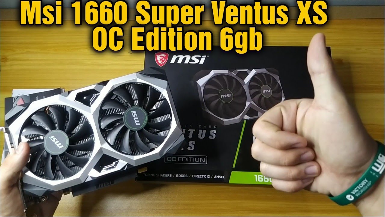 Msi 1660 6gb ventus xs