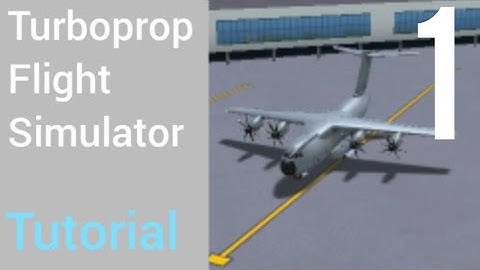 Taxing and takeoff mission |Turboprop Flight Simulator tutorial part 1