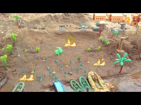 Beach Plastic Army Men Stopmotion War Toysoldiers 