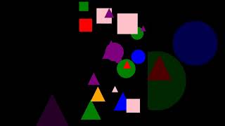 Random Forms: A mesmerizing collection of shapes generated by code #Shorts #DynamicShapes