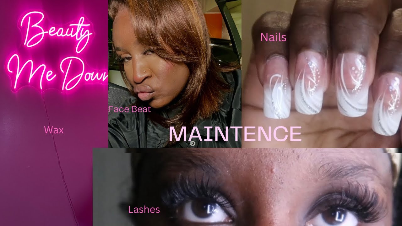 Maintenance Vlog Wig Install, Wax Appointment, Nails, Lashes ( Baddie