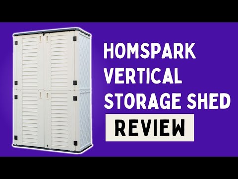 Video: HOMSPARK Vertical Storage Shed Review