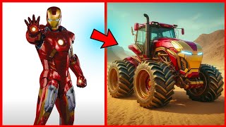 SUPERHEROES but TRACTOR VENGERS 🔥|| All Characters (Marvel & DC) 2024