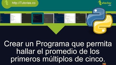 operadores – python (promedio de numeros multiplos de cinco)