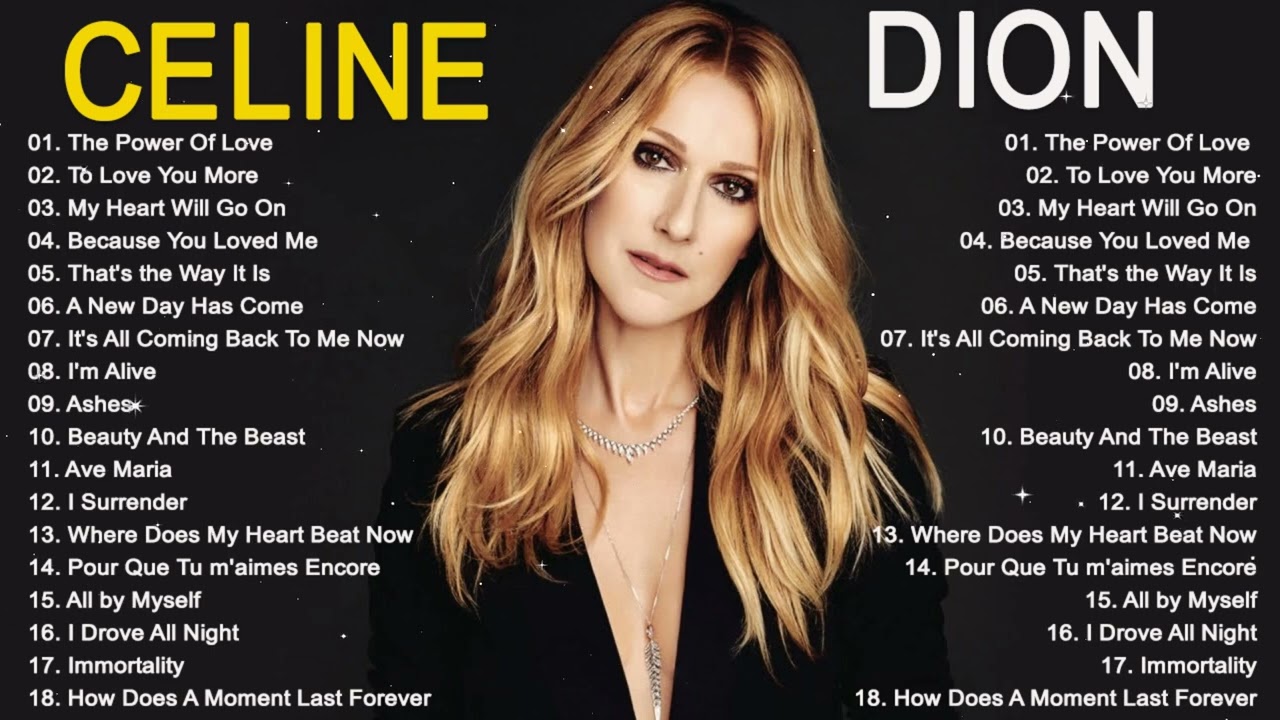 Celine Dion Greatest Hits – Best Songs 2023 / Top Hit of Celine Dion