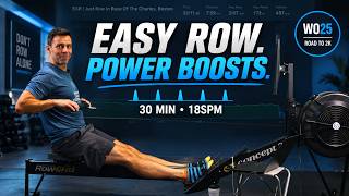Easy Fitness With a Power Boost | 30 Min Rowing Workout | Road to 2K WO25