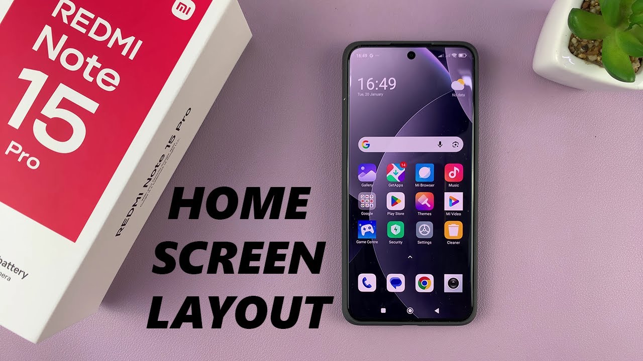 Redmi Note 15 Pro: How To Lock / Unlock Home Screen Layout