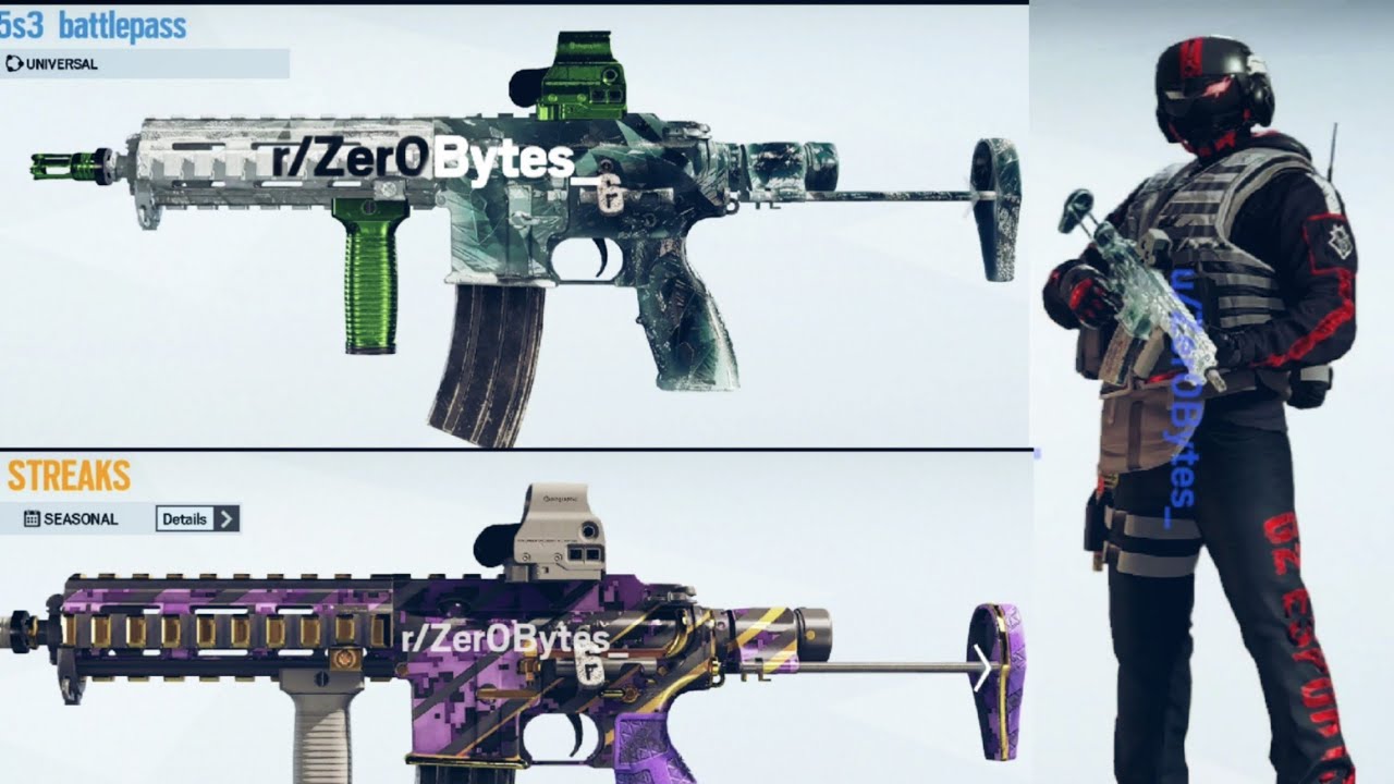 ALL Y5S3 Skins and uniforms new rainbow six siege season operation