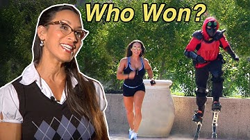 Exclusive: Denise races a masked superhero(!) in this never seen documentary movie clip