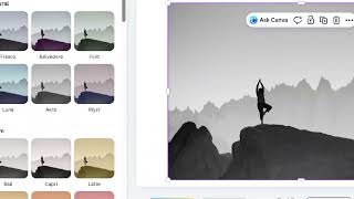 Canva App | Photo Editing | Image Edit | Magic Layers | Photo Adjust | Light | Colour | Clarity screenshot 1