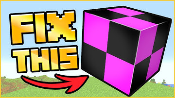 Fix Error Blocks and Broken Models in Minecraft