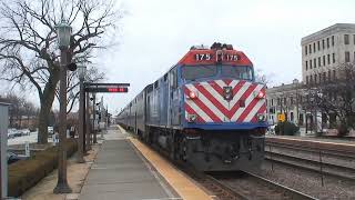 Trains at Elmhurst and Franklin Park, Illinois - March 2012 (Metra/UP/CP)