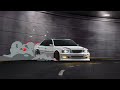 White Toyota Drifting Anime 4K Wallpaper Desktop 
