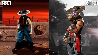 Kung Lao All Victory Poses Evolution - Mortal Kombat 2-12 1993-2023 4K