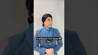 Part-1 Thank you for flying with us. Hope not to see you again. 😂 #youtubeshorts #airhostess