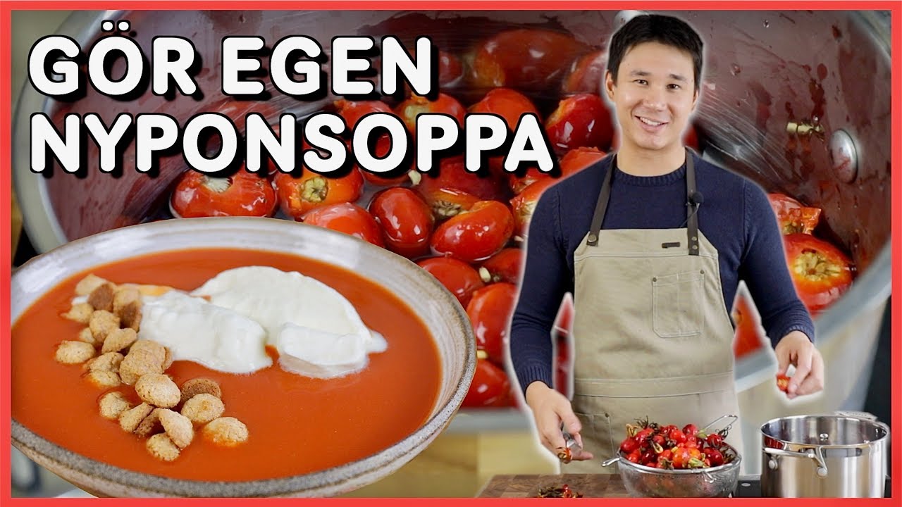 Så Gör Du Färsk Nyponsoppa!