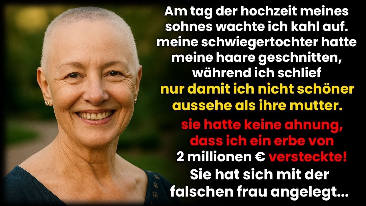 Am Tag der Hochzeit meines Sohnes wachte ich kahl auf – meine Schwiegertochter schnitt mein Haar!