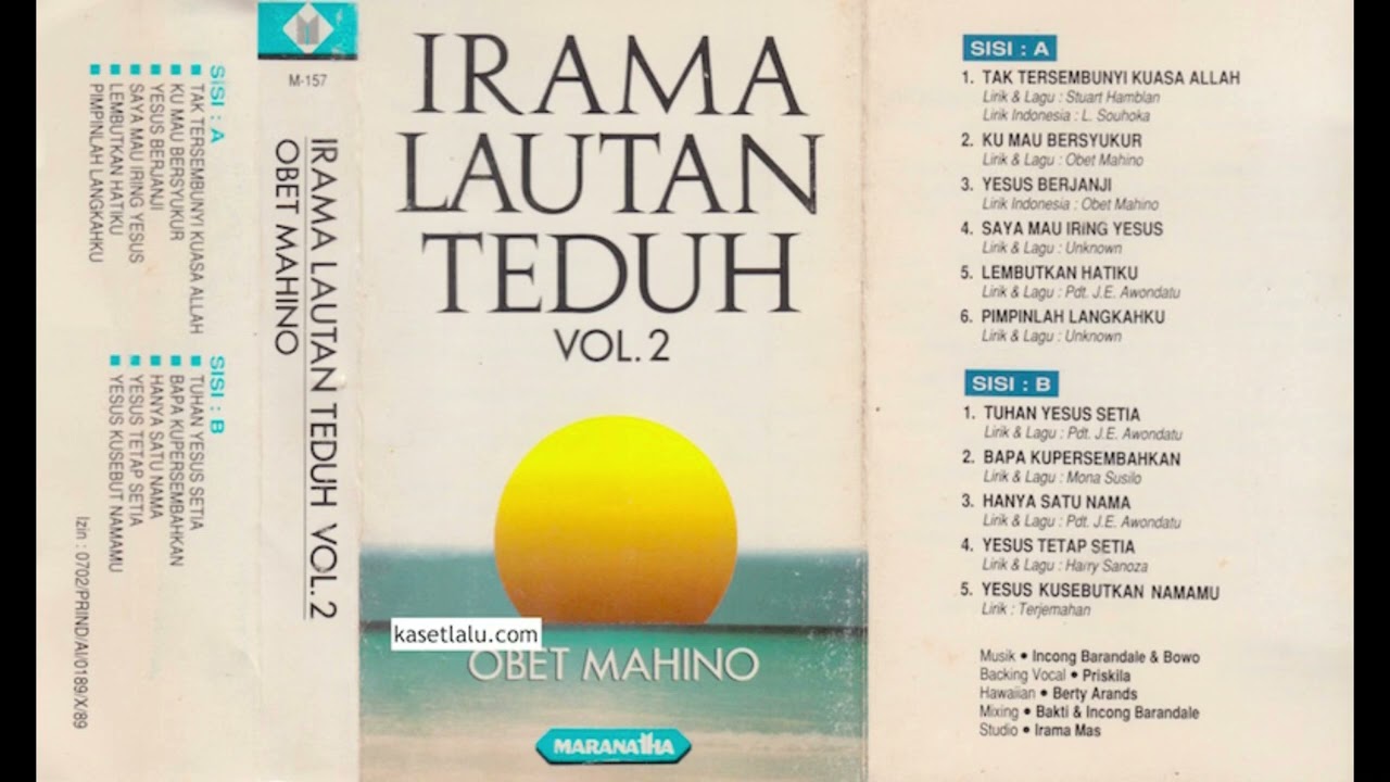 Obet Mahino - Yesus berjanji (Album: Irama lautan teduh Vol 2)