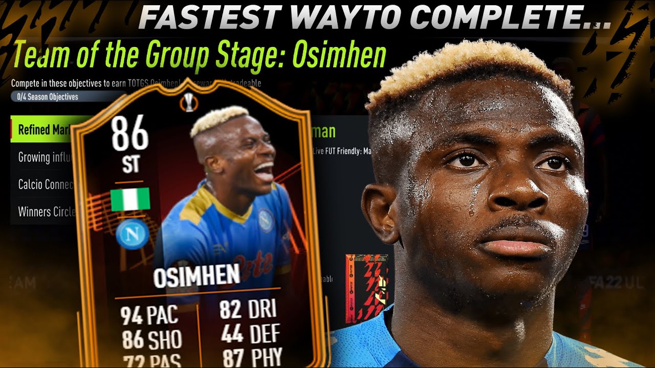 HOW TO COMPLETE 86 TOTGS OSIMHEN OBJECTIVE FAST!🏃‍♂️💨