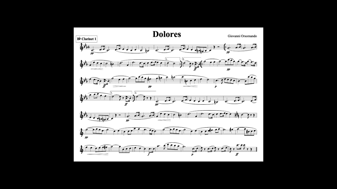 Dolores - Giovanni Orsomando (Marcia funebre)