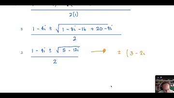 Solving Quadratic Equations with Complex Coefficients