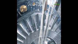 Machining of Titanium Blisk - Jet Engine Propeller