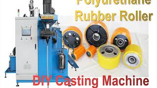 2021 New Design Polyurethane Elastomer Rubber Rollers Casting Machine