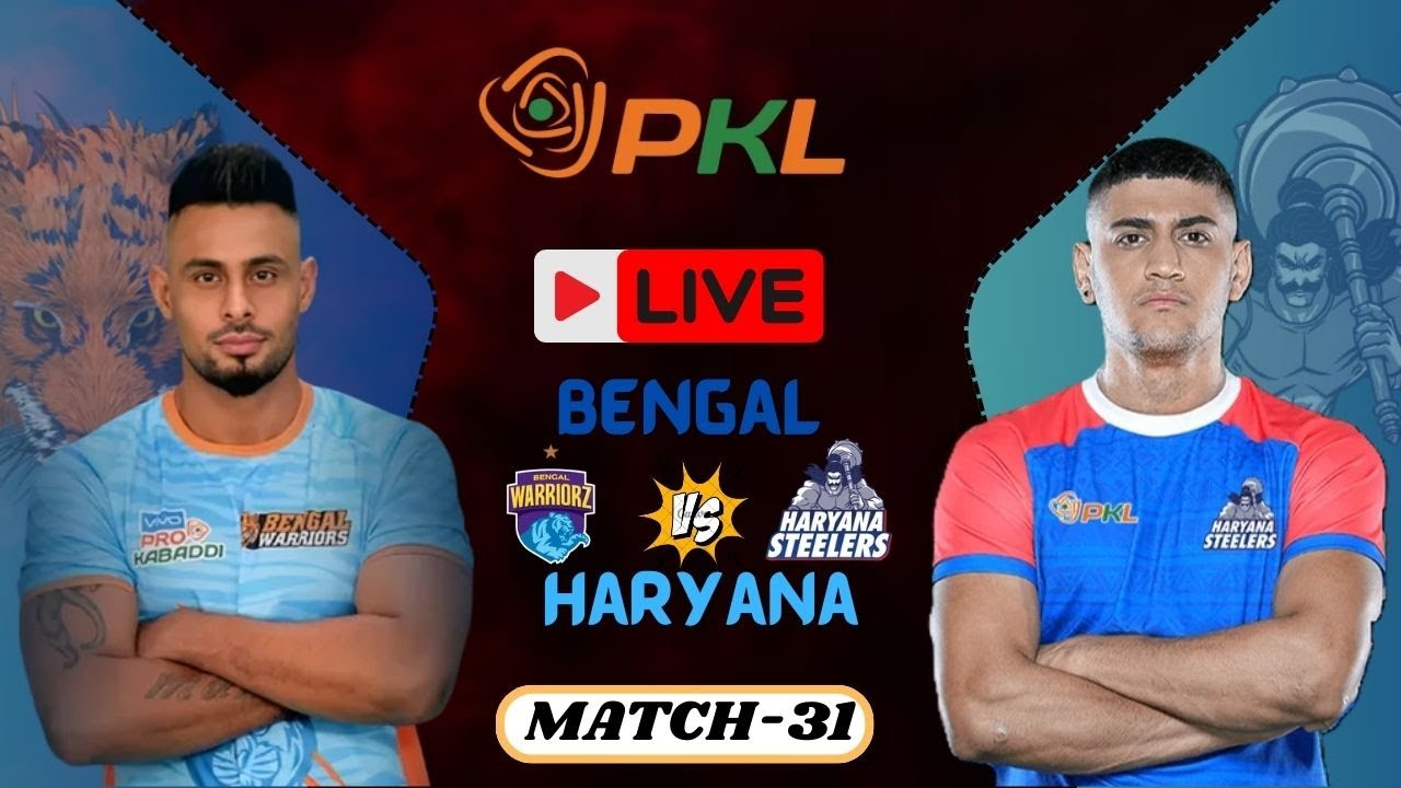 PKL Live: Bengal Warriors vs Haryana Steelers Live | BEN vs HAR  || PKL Live Match Today – PKL 2024