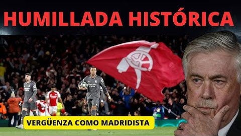 🚨 ESTO DA VERGÜENZA! HUMILLACIÓN ARSENAL VS REAL MADRID (3-0) UN EQUIPO ENFERMO QUE ACABA TRITURADO❌