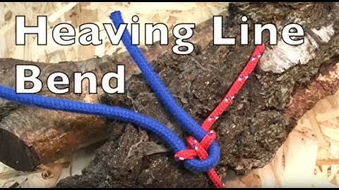 Heaving Line Bend. Easy step by step instructions.