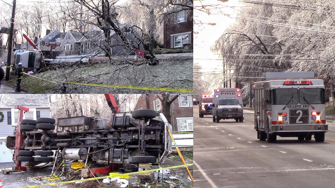 Essex Fells Fire Department Major Crane Collapse With Entrapment 1218