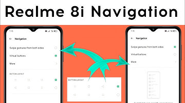 How To Enable Gesture Bar In Realme 8i | Enable Navigation Gesture Bar | Screen Lock Gesture Bar