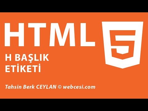 HTML h1 Başlık Etiketi Nedir? Nasıl Kullanılır? [Çözüldü]