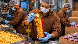 How Pringles Are Made in Factory – From Raw Potatoes to Perfect Chips