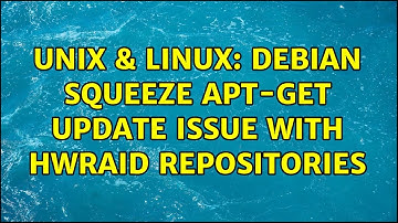 Unix & Linux: Debian Squeeze apt-get update issue with HWRAID repositories (2 Solutions!!)