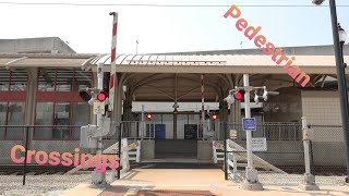 Pedestrian Walkway Railroad Crossings Compilation Part 1