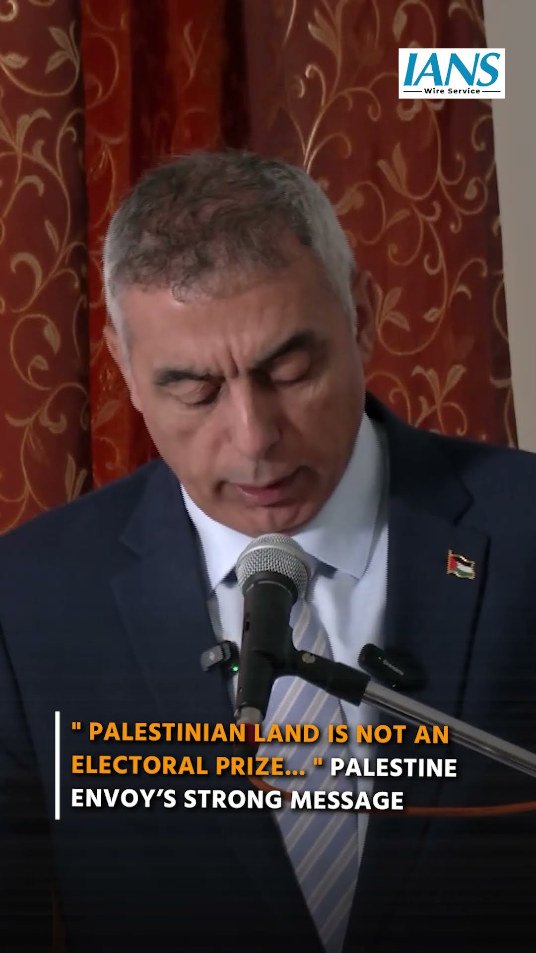 Palestine Envoy’s Strong Message to International Community