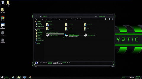Cryptic Green - Theme for Windows 7/8/10