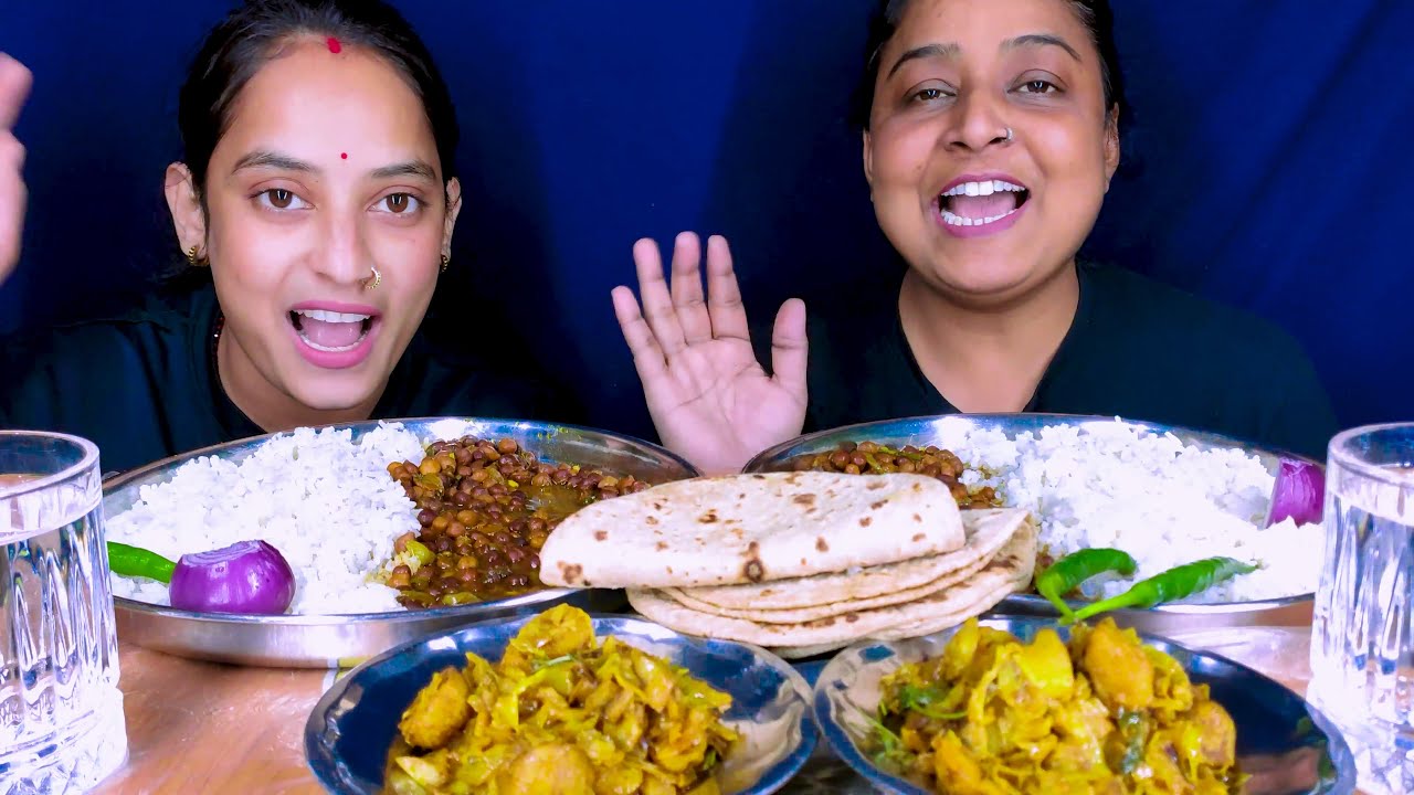 Kale Masala Chana With Rice & Roti | Chatori Jodi