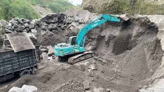 sand mining location expected by heavy equipment operators